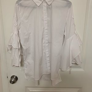 White Button Down Blouse